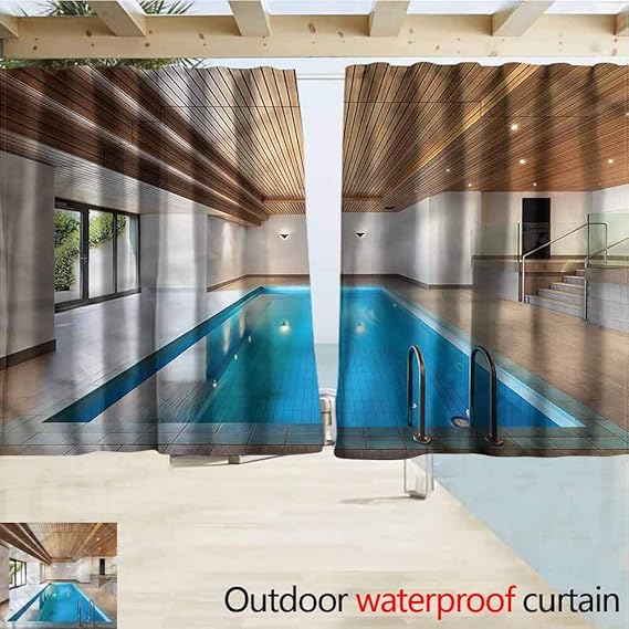 Jktown Holiday Outdoor Curtain Panel Indoor Outdoor