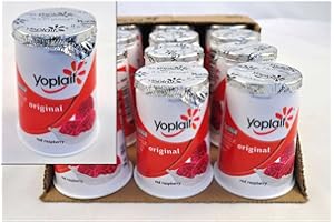 GENERAL MILLS Yoplait Original Red Raspberry Yogurt, 6 Ounce - 12 per case.