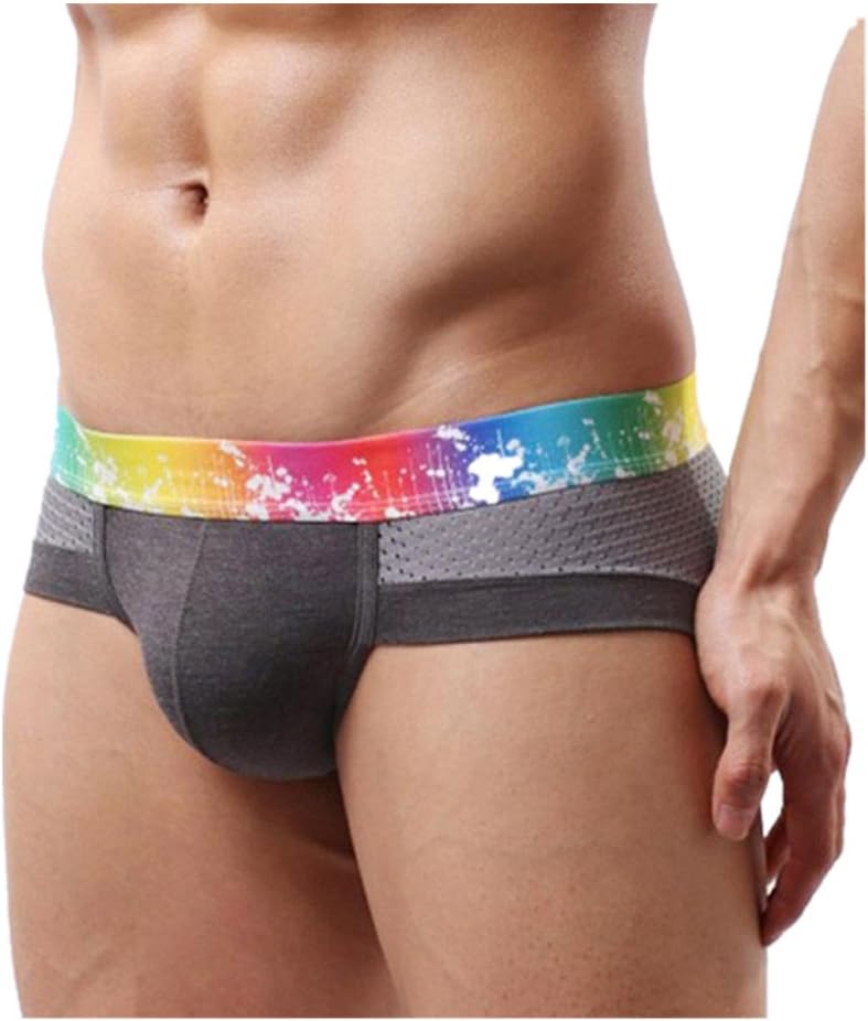 NEARTIME Men's Underwear, Mens Low Waist Boxers Briefs Men Underpants Soft Shorts