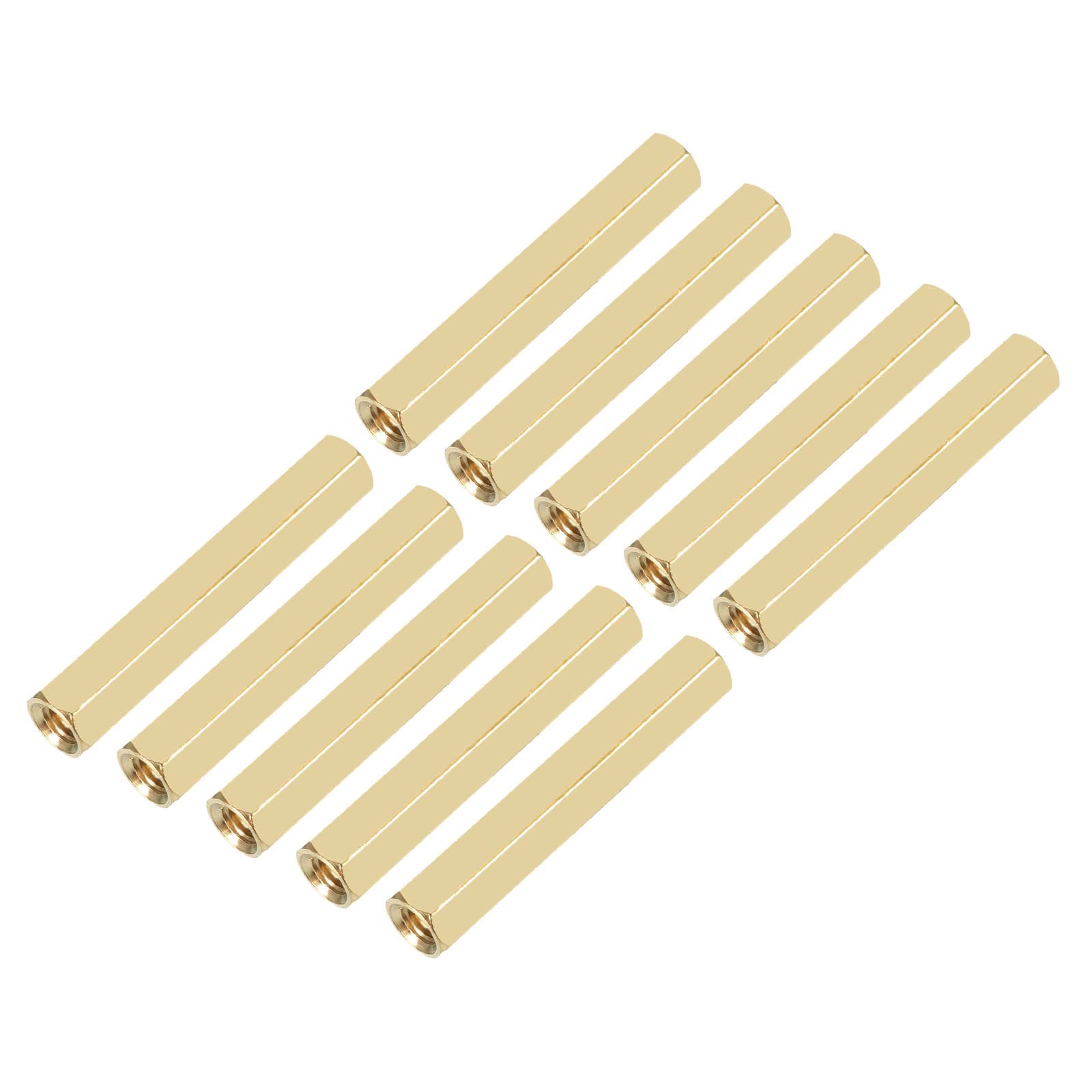 YOKIVE 20 Pcs Brass Hex Straight Spacer, Standoff Spacer with Female Thread | Fixing the Motherboard, Great for Electronics Industries (M3 x 5 x 30mm) — image 1