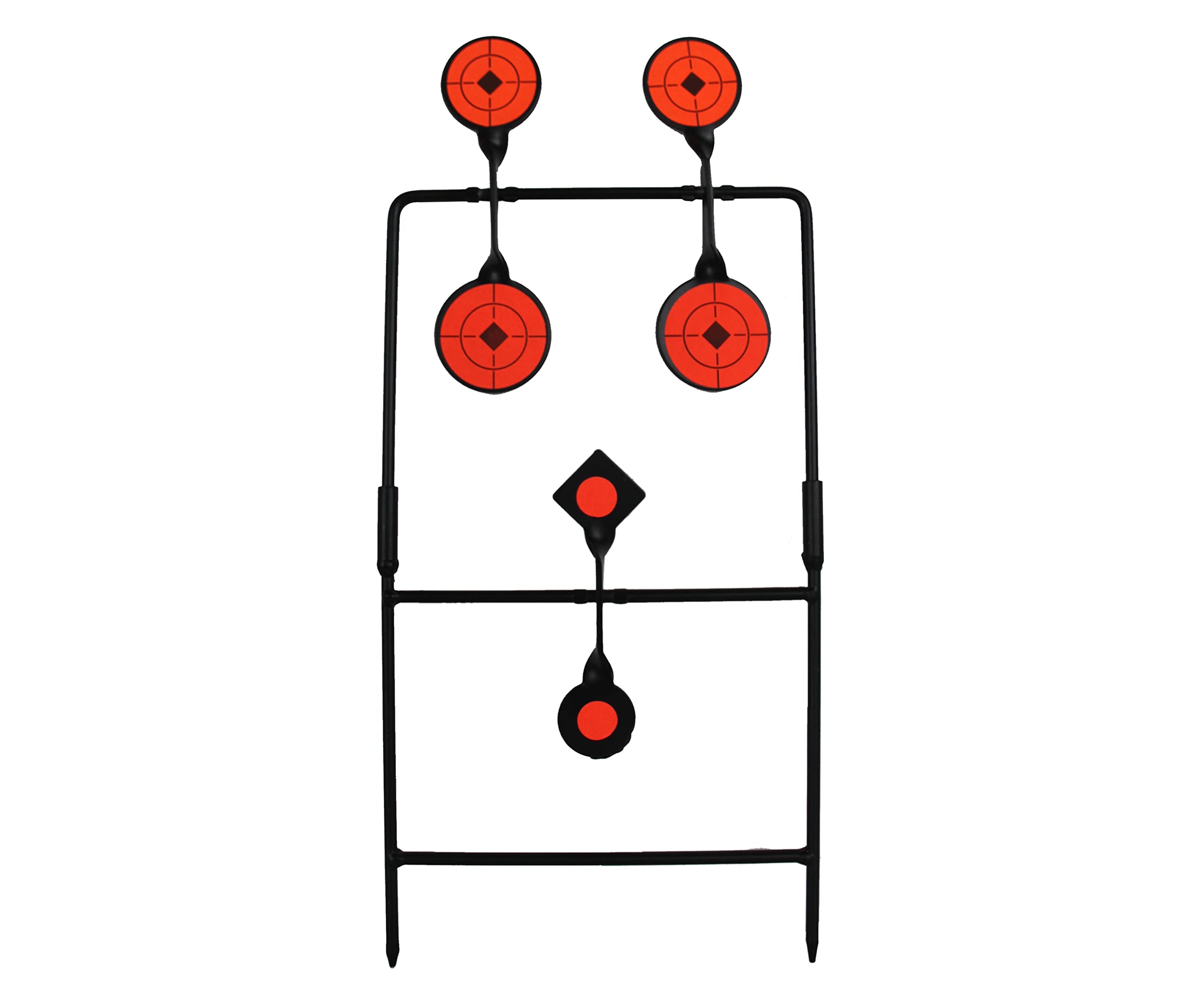 ARSUK Self Resetting Air Rifle Airgun Target for Precision Shooting Practice, Airsoft BB Guns Target Heavy-Duty Metal Frame to Withstand Repeated Shots, Suitable for calibers .177 & .22 Pellets