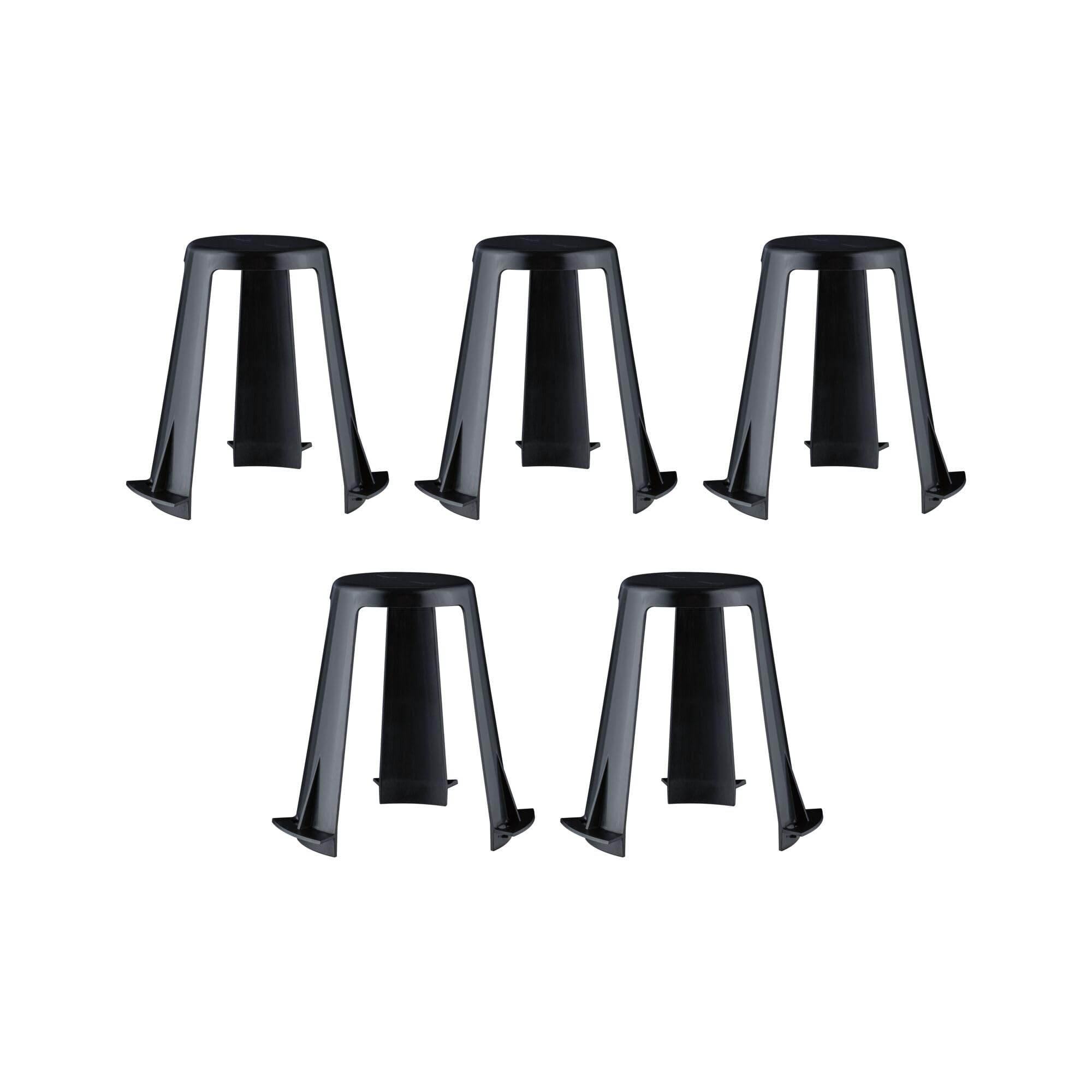 Paulmann 92400 Accessories Spacer for recessed luminaire 5-Pack 62-90mm Black Plastic
