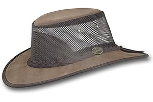 Barmah Hats Foldaway Cattle Suede Cooler Leather Hat - Item 1064