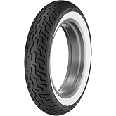 Dunlop Harley-Davidson D402 Front Motorcycle Tire MT90B-16 (72H) Wide White Wall - Fits: Harley-Davidson CVO Dyna Fat Bob FXDFSE 2009-2010