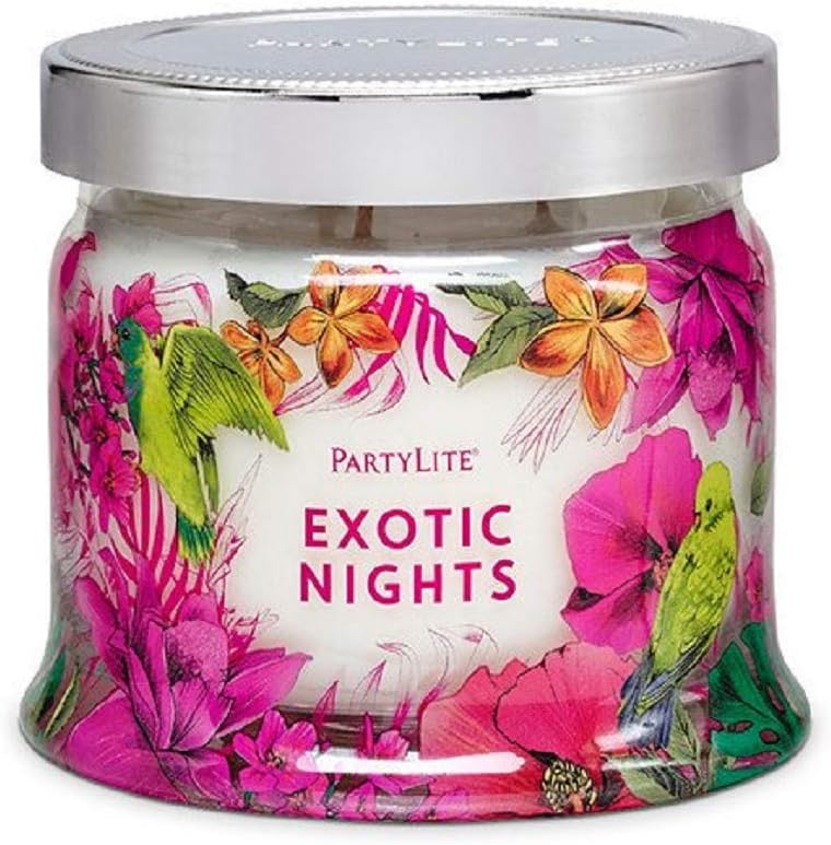 Partylite GARDEN MINT SIGNATURE 3wick JAR CANDLE BRAND NEW Candle