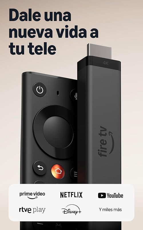 Fire TV Stick 4K (última geração): Streaming 4K fácil com o novo comando Fire TV; tenha todas as suas aplicações num só lugar, TV gratuita em direto, e encontre programas mais rapidamente com Alexa+