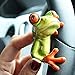 COGEEK 3D Peep Frog Funny Car Stickers Rearview Mirror Computer Ornaments (A)