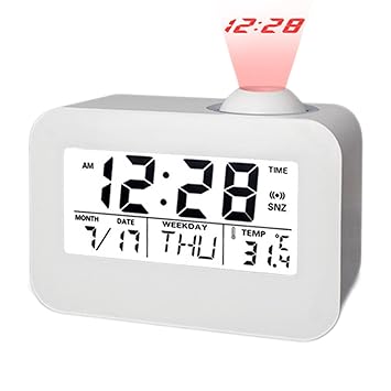 Amazon Com Lucky Shop1234 Projection Alarm Clock Digital Ceiling