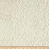 Shannon Minky Sherpa Cuddle Ivory Fabric By The Yard