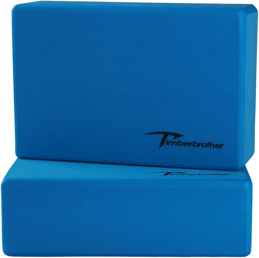 Timberbrother Set of 2 Yoga Blocks - Choose Your Color & Size
