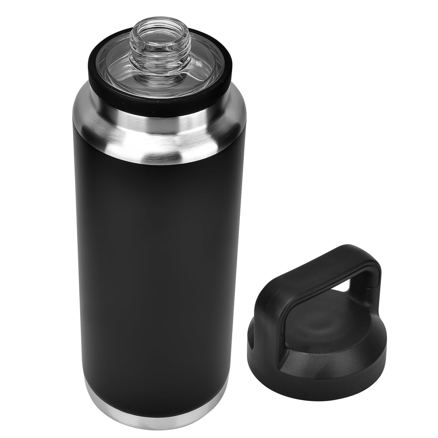 Photo 1 of 1100ml/37OZ Bottle and Vacuum Insulated Stainless Steel Metal Water Bottle with Chug Cap,Reusable Leak Proof BPA-Free Flask for Sports
