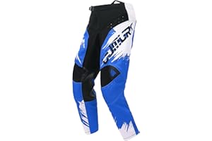 Oumurs Youth Motorcycle Pants for 5-12 Years Olds Boys Girls Kids Motocross Pants for Dirt Bike ATV Dual Sports Motocross