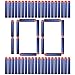 Ranphykx 100PCS Toys Soft Darts for Nerf N-Strike Elite Series Blasters