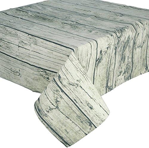 Bluestarstar Rectangle Tablecloth, Retro Wood Decoration Table Cloth for Dining Table, Coffee Shop, Restaurant, Outdoor Picnic and Photography Background Cloth (100x140cm)