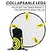 Spikeball 4 Ball Kit Includes Playing Net, 4 Balls, Drawstring Bag & Rule Book, Black/Yellow