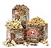 Benevelo Gifts 3 Tier Gourmet Nuts & Snacks Holiday Gift Set (Popcorn, Bark & Nuts)