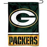Wincraft Nfl Bandera Green Bay Packers Para Jardín - Decoración Oficial NFL - Doble Cara - 31.75x45.72 Cm Decoración Jardín Equipos Nfl