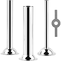 Sausage Maker Kit 3 Piece Stainless Steel Sausage Stuffer Tube for Size 5 Meat Grinder Food Grinder