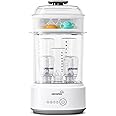 Bottle Sterilizer and Dryer, Compact Baby Bottle Sterilizer, Electric Steam Bottle Sanitizer for Baby Bottles, Pacifiers, Pum