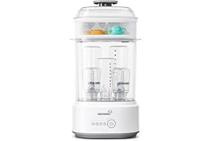 Bottle Sterilizer and Dryer, Compact Baby Bottle Sterilizer, Electric Steam Bottle Sanitizer for Baby Bottles, Pacifiers, Pum