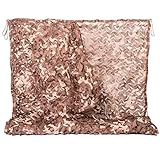 NINAT Desert Camo Netting Camouflage Net Military for Camping Hunting Shooting Sunscreen Nets 6.5x10ft,10x10ft,13x16.5ft,20x20ft