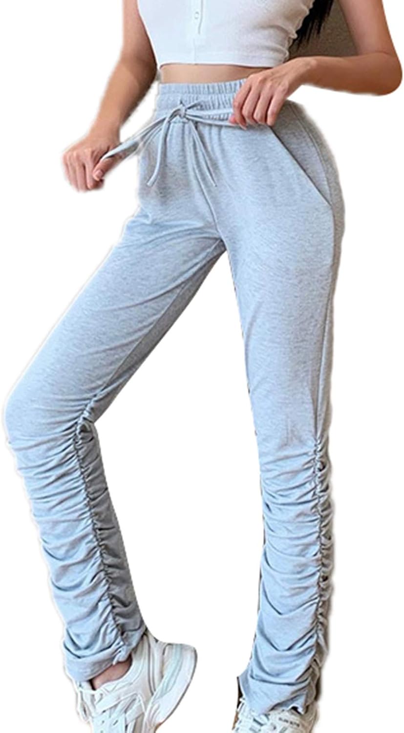 New Ladies Sweatpants Women Elastic Waist Cotton Trousers Joggers