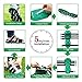 RVZHI Lawn Aerator Shoes with 4 Straps and Heavy Duty Metal Buckles - Spiked Sandals Shoes Garden Tool