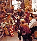 Norman Rockwell Homecoming Marine Art Print - 8 in x 9 in - Unmatted, Unframed
