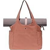 ESVAN Yoga Tote Bag Mat bag Women Shoulder Bags Carryall Tote for Travel Office Workout Gym Nurse Beach
