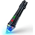 Lesehiy Non Contact Voltage Tester with Dual Range AC 12V-1000V,Live/Null Wire Electrical Tools with LED Display,Flashlight,Pocket-Sized Pen Dector,Buzzer Alarm,Wire Breakpoint Finder Tester Electric