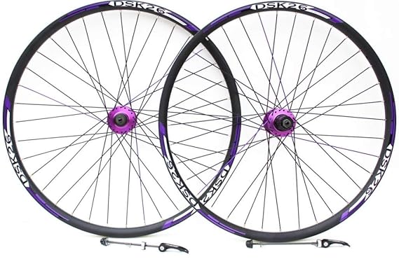purple mtb rims