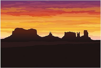 Amazon Com 3 Pc Western Desert Backdrop Banner Sports Outdoors
