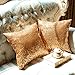 Kevin Textile Sequin Decor Throw Pillow Sham Cover Stylish Sparkling Square 18