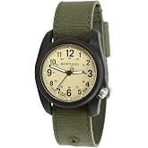 BERTUCCI Mens DX3 Evergreen Comfort Canvas Band Saguaro Analog Dial Quartz Watch