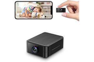 Spy Camera, Hidden Camera 4K Ultra HD with 4H Battery Life, SD Card & Cloud Storage, Motion Detection Alarm, Real-Time App Al