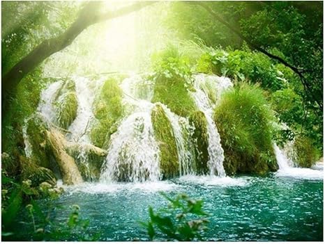 Amazon Jxrdg 風景ダイヤモンド絵画フルドリルスクエア滝販売ダイヤモンドアート刺繍家の装飾 40 50センチフレームレス 刺しゅうキット 通販