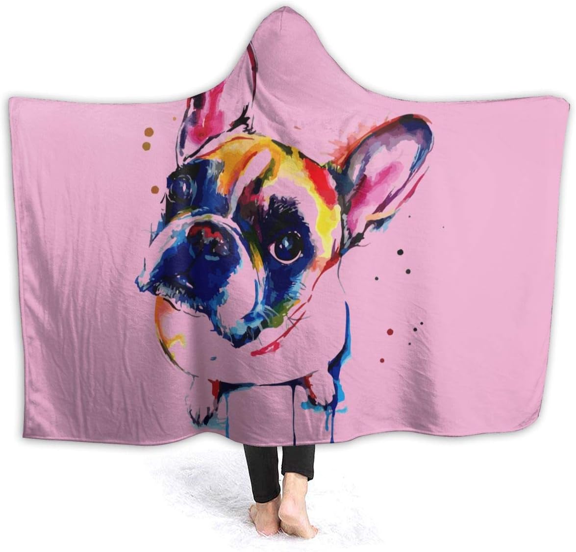 french bulldog throw blanket