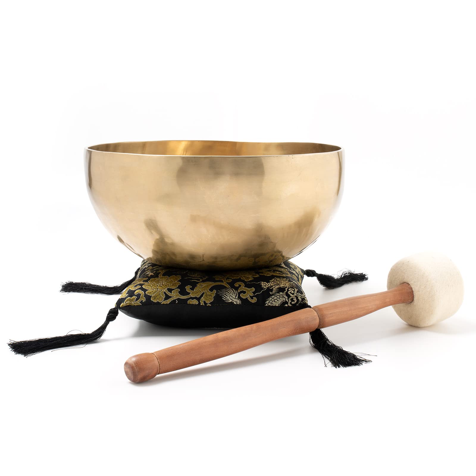 -2093- Tibetan Singing Bowl 1200 gr. with Accessory Ideal for Singing Bowl Massage/Yoga/Meditation