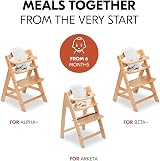 hauck Highchair Baby Seat White Seat Reducer for Alpha+ High Chair 6-24 Months view 3