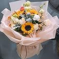 20 Sheets Matte Flower Wrapping Paper Waterproof Florist Bouquet Packaging Paper Multi Colors Thick Floral Gift Wraps Roll for Valentines Mother’s Day Birthday Wedding Holiday