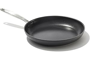 OXO Good Grips Pro 10" Frying Pan Skillet, 3-Layered German Engineered Nonstick Coating, Stainless Steel Handle, Dishwasher S