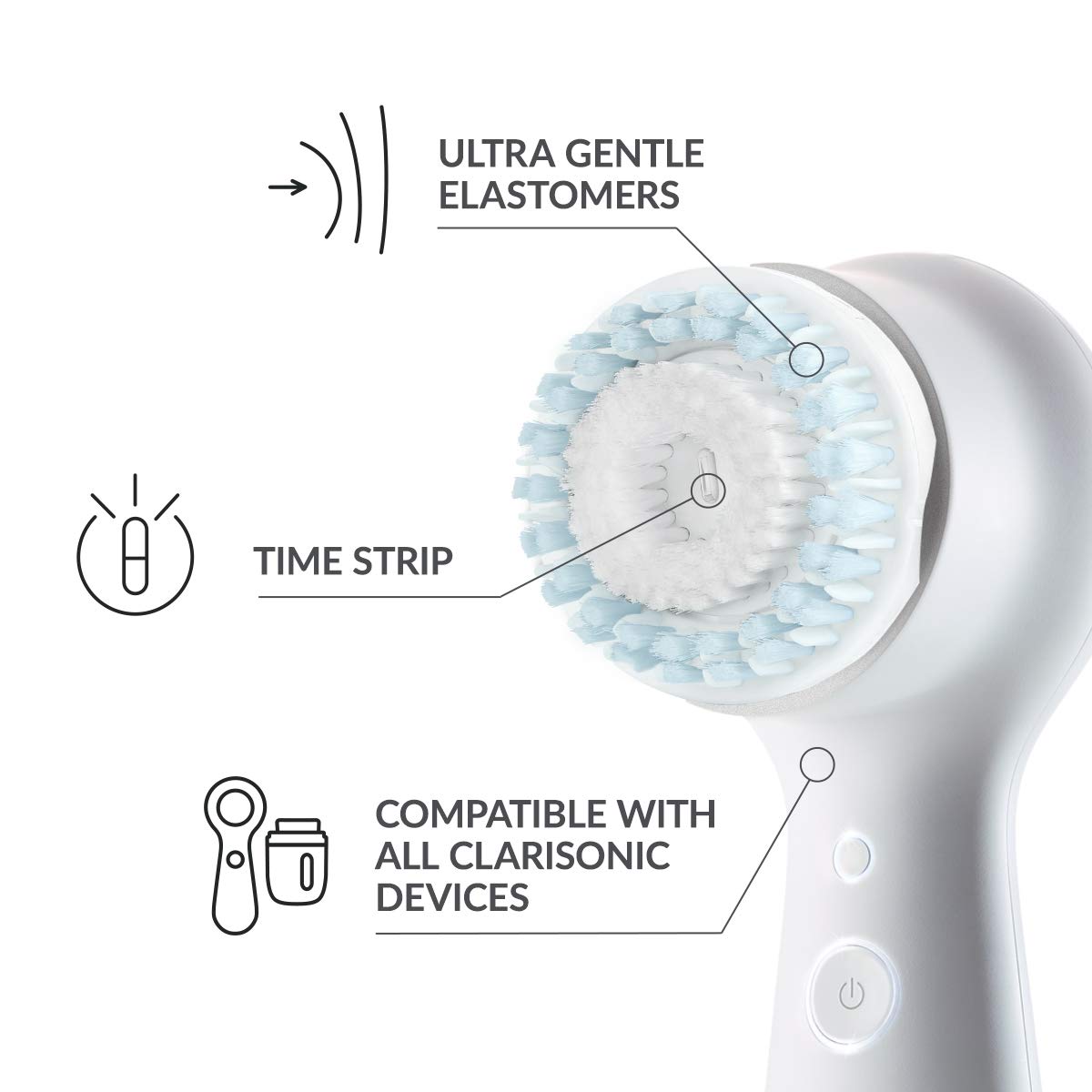 Clarisonic Replacement Brush Head Sensitive 2 0 Facial Cleansing Amazon Ca Luxury Beauty