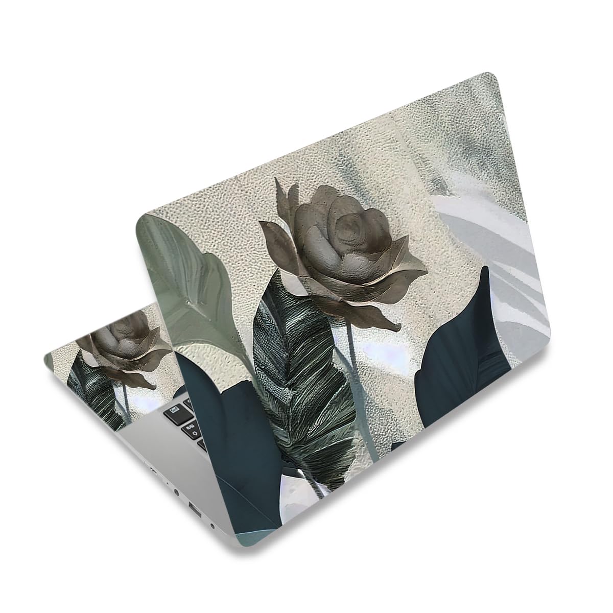 Photo 1 of DINKY Laptop Skin Sticker Decal, 12" 13" 13.3" 14" 15" 15.4" 15.6 inch Laptop Universal Reusable Vinyl Skin Stickers Cover Art Decal Notebook PC Personalized Protector-Rose