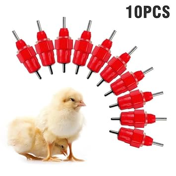 Giftscorner Automatic Hanging Water Feeder Screw With Poultry