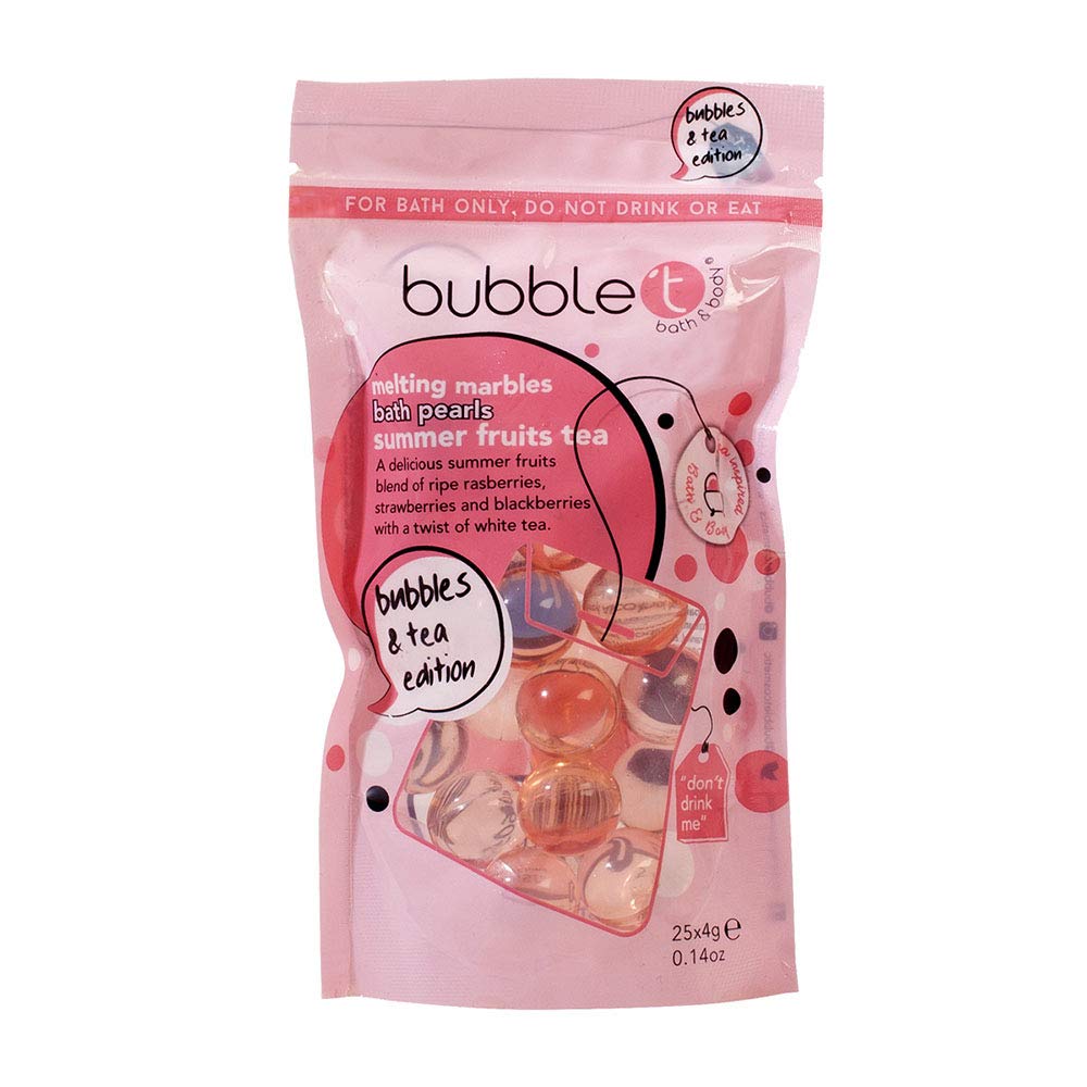 Bubble T Cosmetics Summer Fruits Tea Melting Bath Oil Pearls (20 x 4g) โ image 1