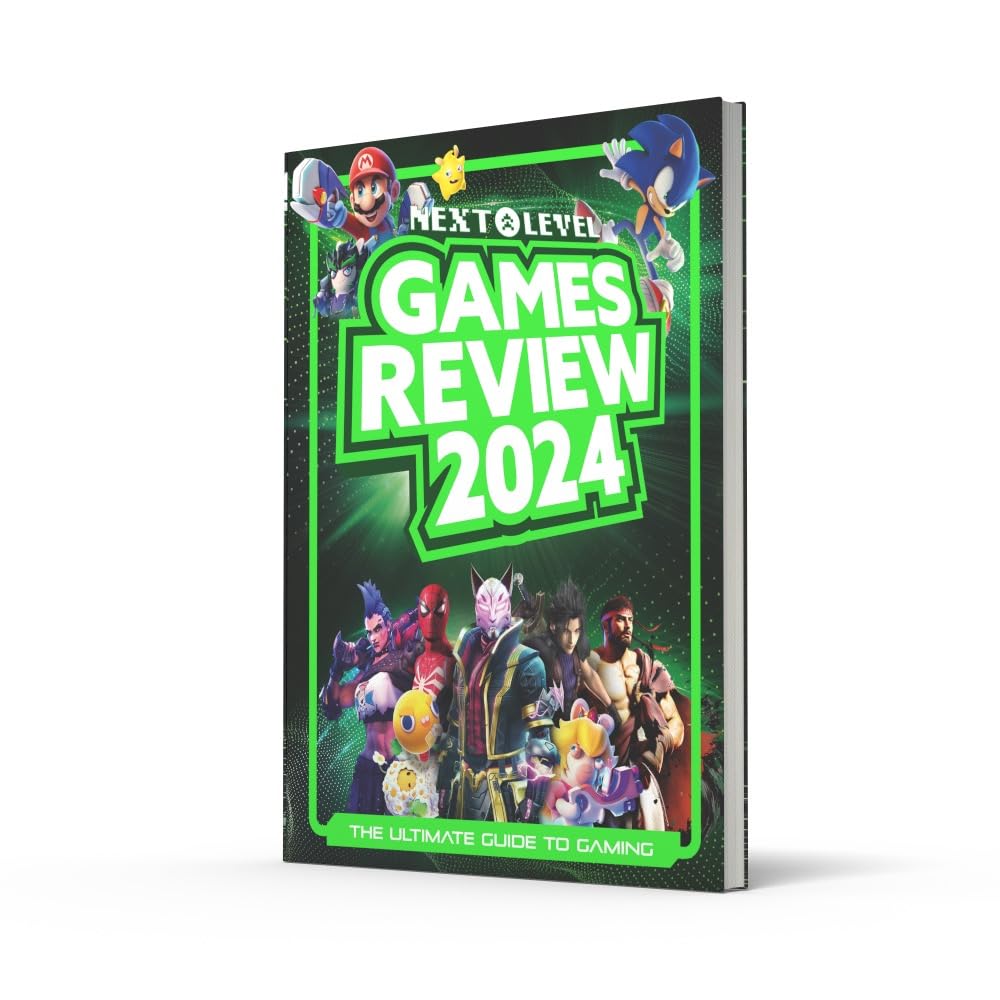 Next Level Games Review 2024: A bumper, illustrated, and annual gaming guide packed with over 150 video games – plus a special eSports chapter – the perfect gift for teens and adults!