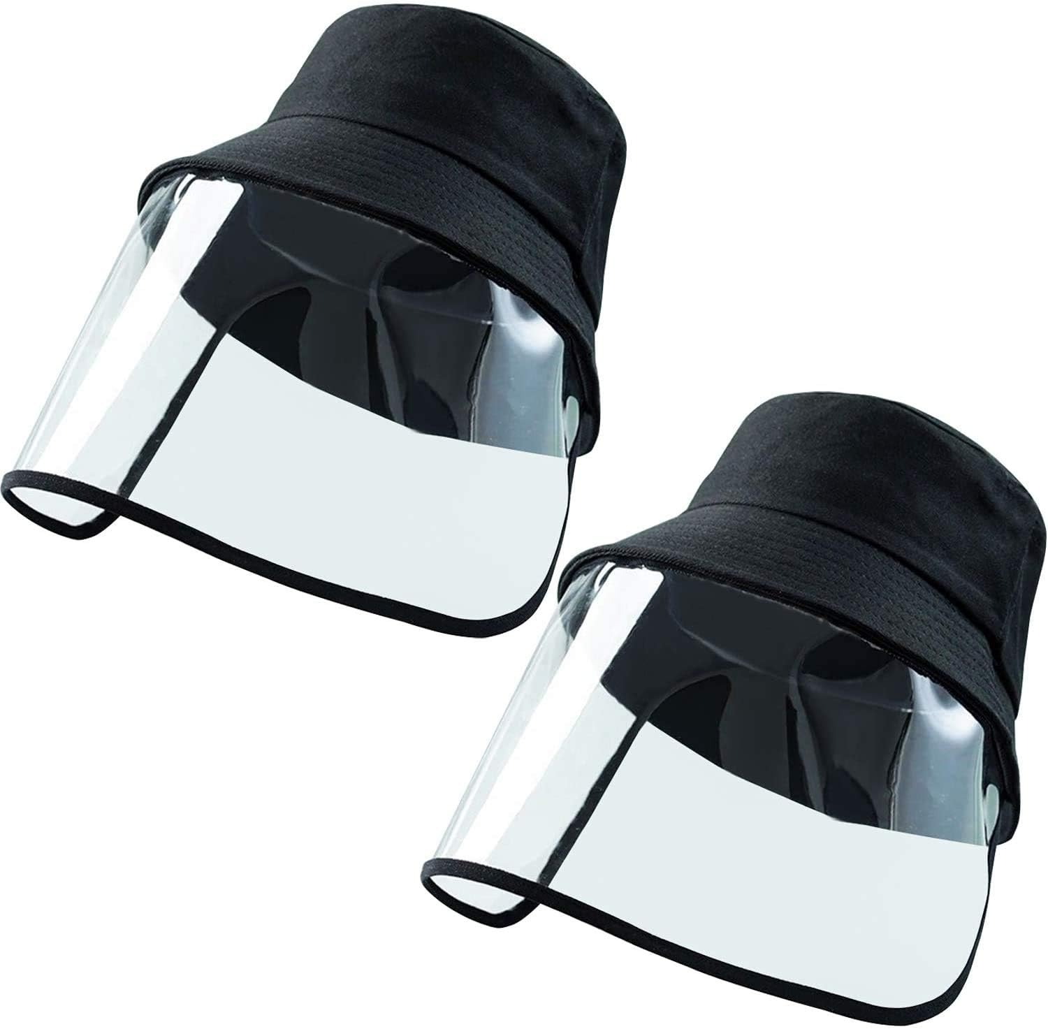 Safety Face Shield Visor Mask Full Face Shield Protective Cap for Men and Women Anti-Fog, Anti-saliva,Anti-Spitting Hat Cover Outdoor Fisherman Sun Hat