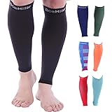 Doc Miller Calf Compression Sleeve 1 Pair 20-30mmHg Support Circulation Recovery Shin Splints Varicose Veins