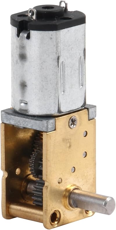 CNBTR N20 DC 3V Mini Gear Motor 16RPM Micro Turbo Worm Reduction Motor