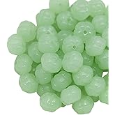 Pumpkin Lantern Beads for Jewelry Making ARTISAMILY 100pcs 10mm Light Green Spacer Beads Glass Loose Bead Handmade Bracelet Bead Charms for DIY Craft Earring Necklace Jewelry Making Supplier